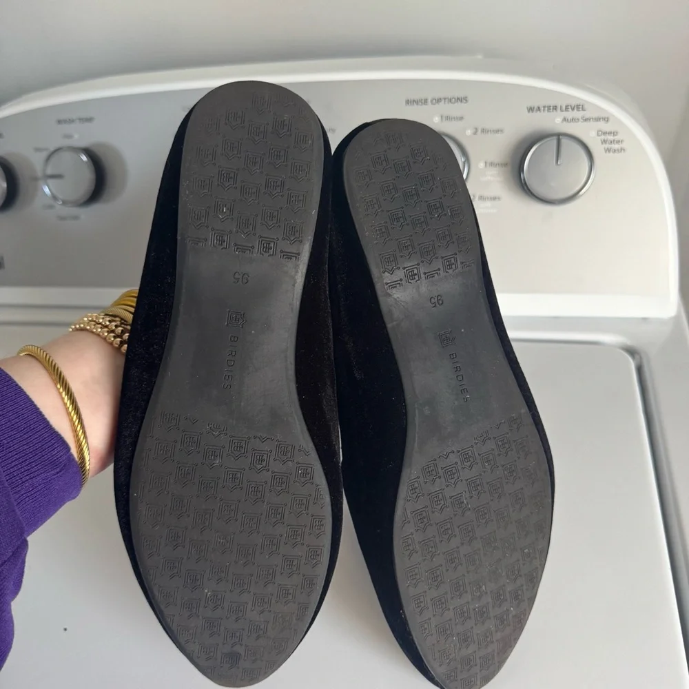 Birdies The Starling in Black Velvet Loafer - Picture 8 of 16